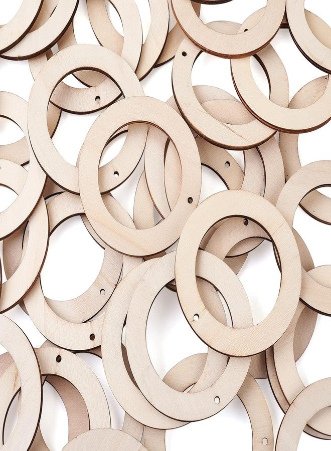 Haoser Wooden Rings for Crafting | 20 Pcs MDF Unfinished Wooden Circles | Craft Supplies for Art Projects, Jewelry Making, Earrings, Pendant, Home Decor, Kids Activities & DIY Decorations (4 INCH) - Image 3